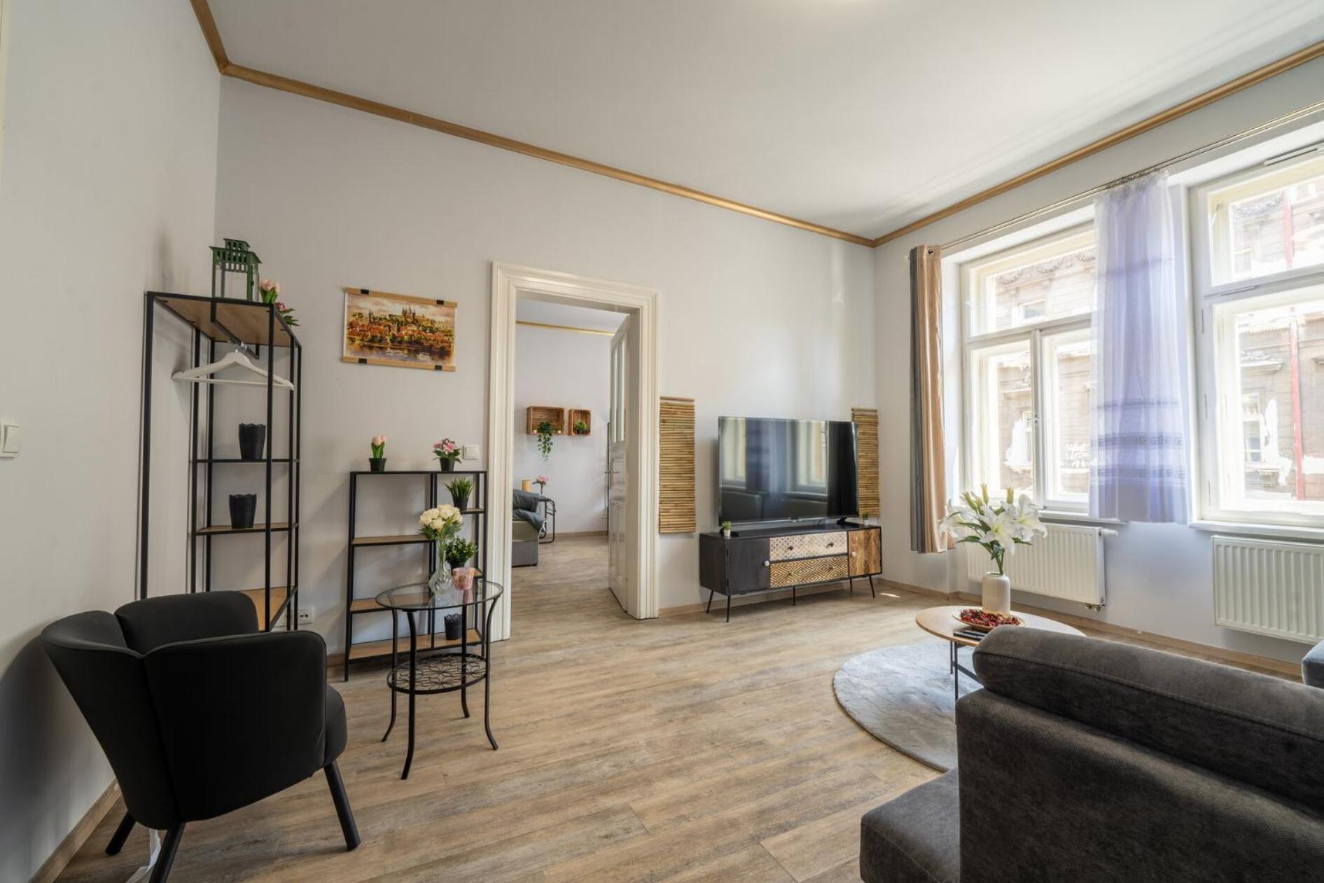 Cozy 3-brd Riverside In Center Apartment Prag